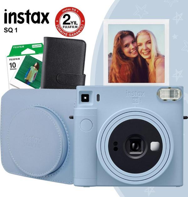 Instax SQ1 Buz Mavi Fotoğraf Makinesi ve Hediye Seti 2 - Image 1