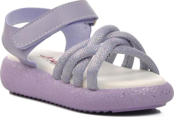 Ayakmod 24-401-P Lila Ortopedik Taban Kız Çocuk Sandalet - Image 1