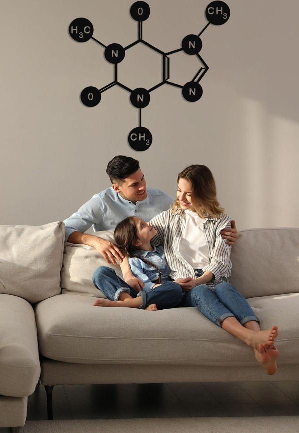 Dekadron Kafein Formülü Metal Duvar Dekoru - Image 1