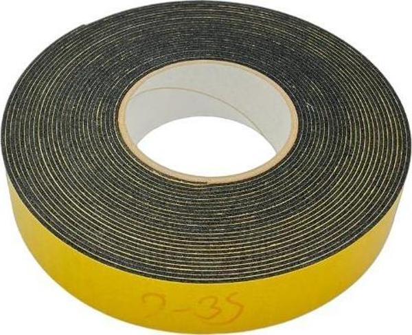 Contacall Endüstriyel EPDM (Kauçuk)  Çift Taraflı Yapışkan Bantlı Yalıtım Süngeri 2mmx35 mm 10 metre - Image 1