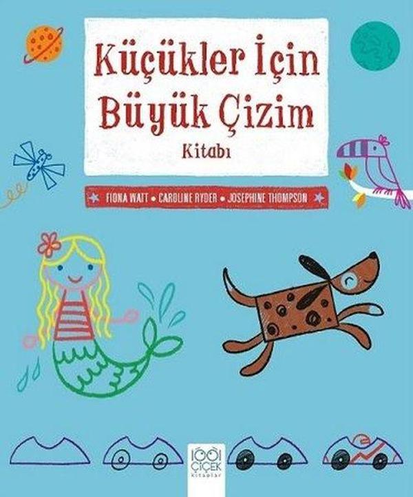 Küçükler İçin Büyük Çizim Kitabı - 1001 Çiçek - Image 1