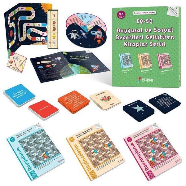EQ-SQ Duygusal ve Sosyal Becerileri Geliştiren Kitaplar Seti 4-7 Yaş - Tüzder Yayınları - Image 1
