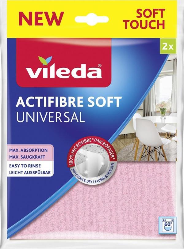 Vileda 2 li Actifiber Mikrofiber Bez - Image 1