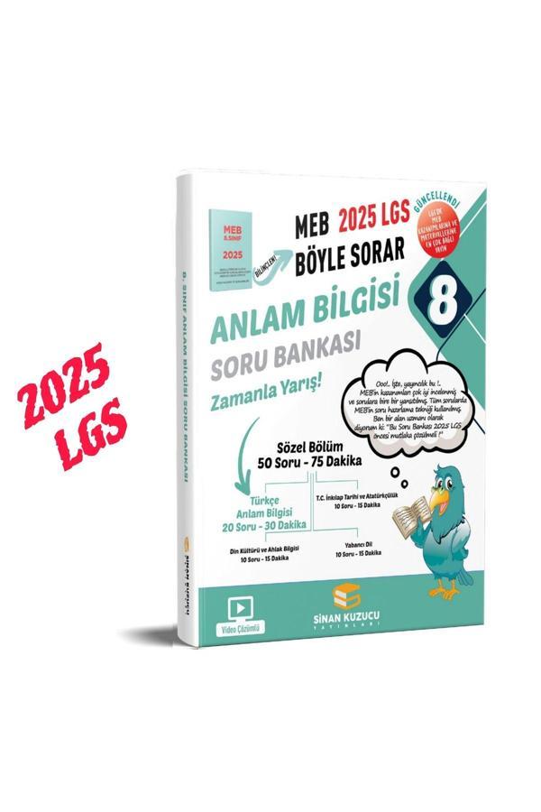 Sinan Kuzucu Yayınları 8. Sınıf Anlam Bilgisi Soru Bankası - Sinan Kuzucu Yayınları - Image 1