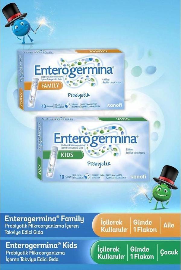 Enterogermina 2B 10 Flakon + 4B 10 Flakon (Bun - Image 1