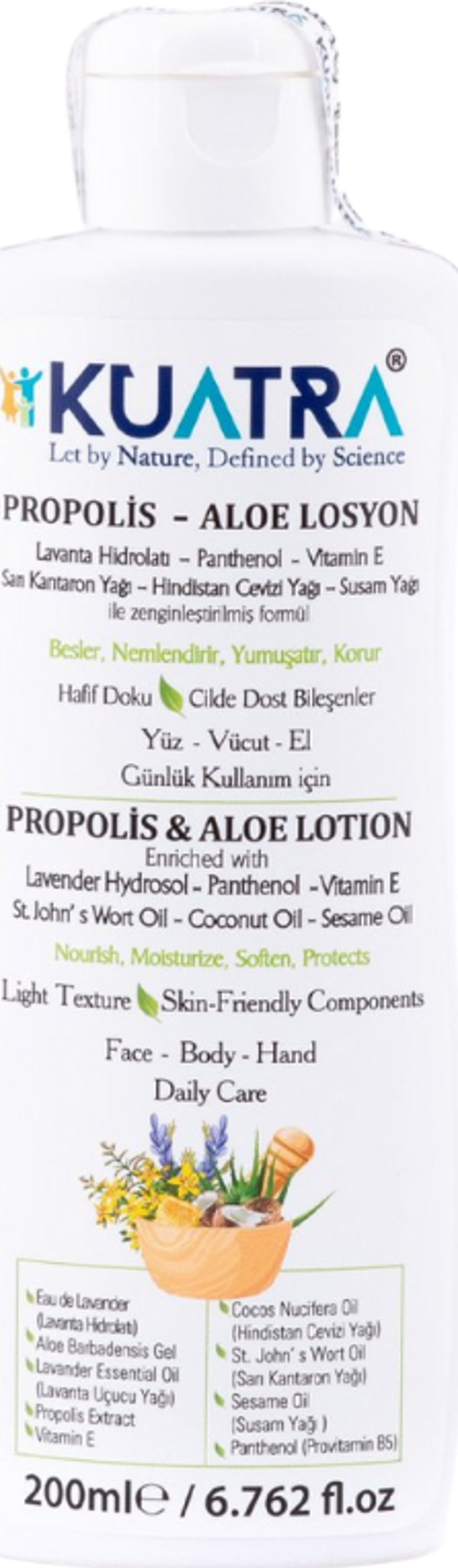 Kuatra Propolis - Aloe Vera Losyon 200ml - Image 1