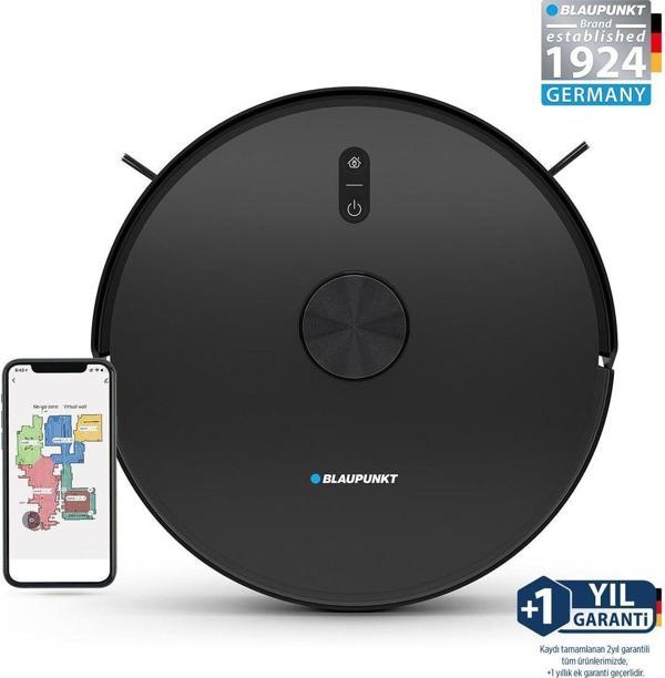 Blaupunkt S10 Robomaster Robot Süpürge Siyah - Image 1
