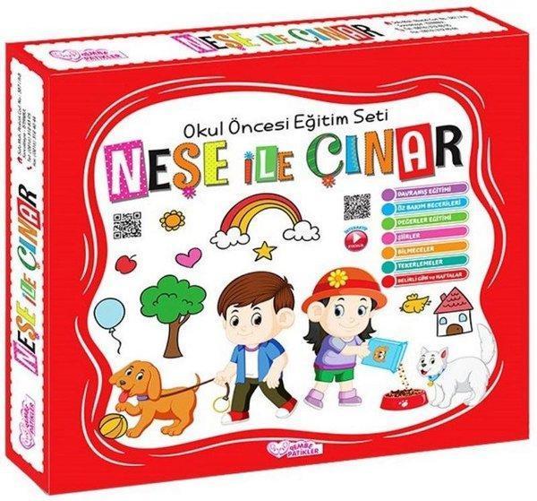 Neşe ile Çınar Okul Öncesi Eğitim Seti - 5 Kitap Takım - Pembe Patikler - Image 1