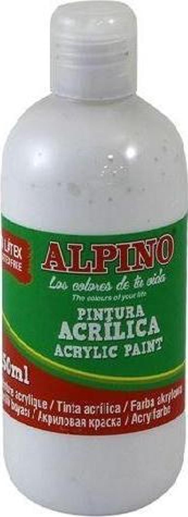 Alpıno Dv-020 Akrilik Boya Beyaz 250 Ml - Image 1