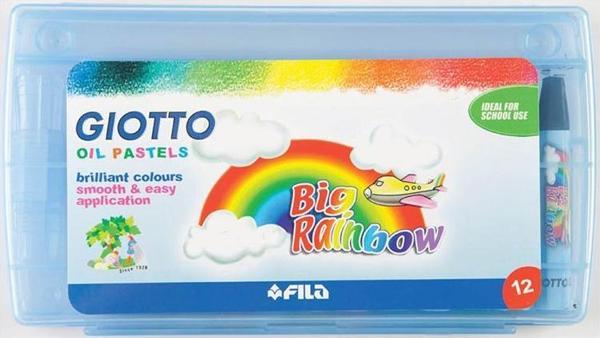 Gıotto 295100 Plastik Kutu 12 Renk Pastel Boya - Image 1