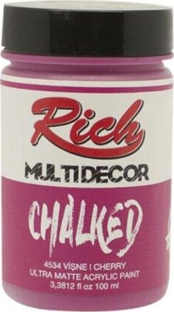 Rıch Chalked Akr. Boya 100 Cc 4534 Vişne - Image 1