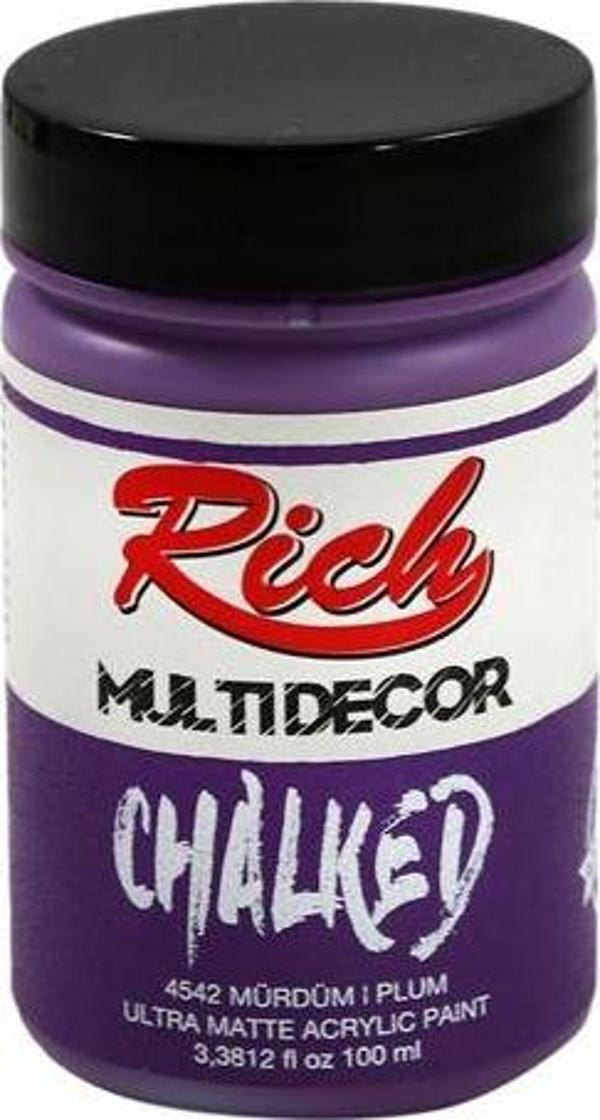 Rıch Chalked Akr. Boya 100 Cc 4542 Mürdüm - Image 1
