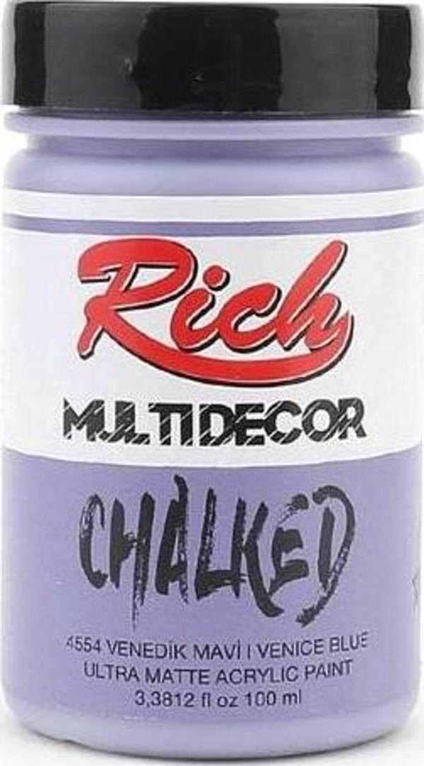 Rıch Chalked Akr. Boya 100 Cc 4554 Venedik Mavi - Image 1