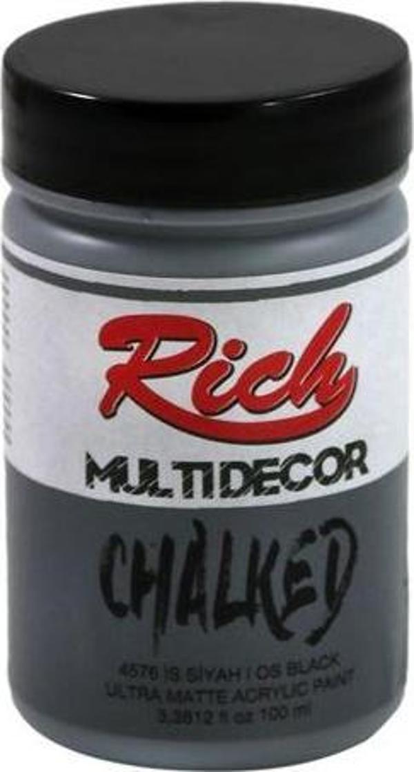 Rıch Chalked Akr. Boya 100 Cc 4576 İs Siyah - Image 1