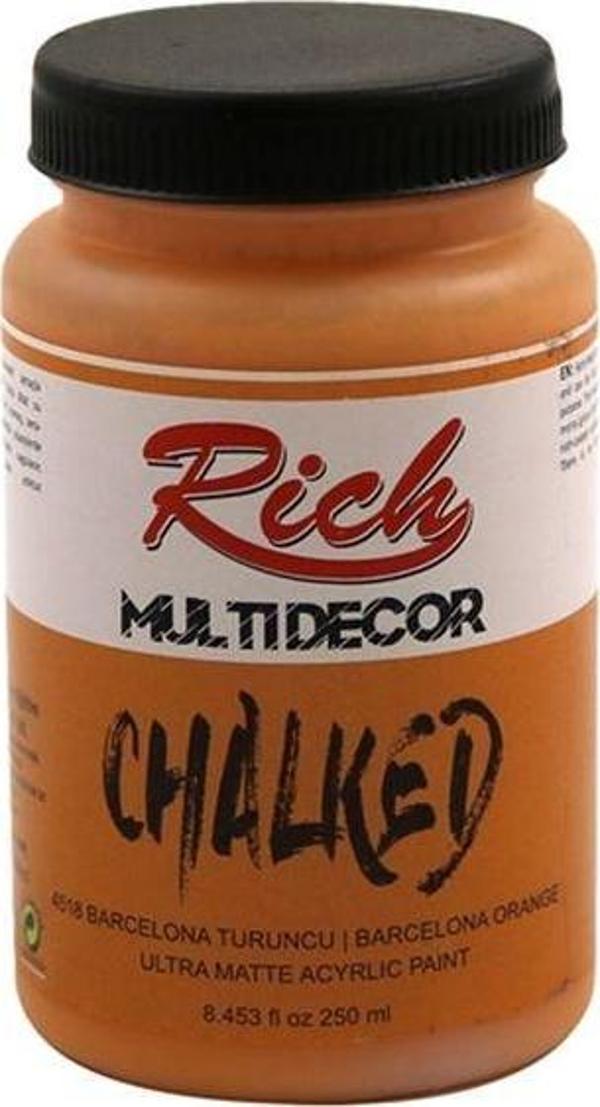 Rıch Chalked Akr. Boya 250 Cc 4518 Barcel. Turuncu - Image 1