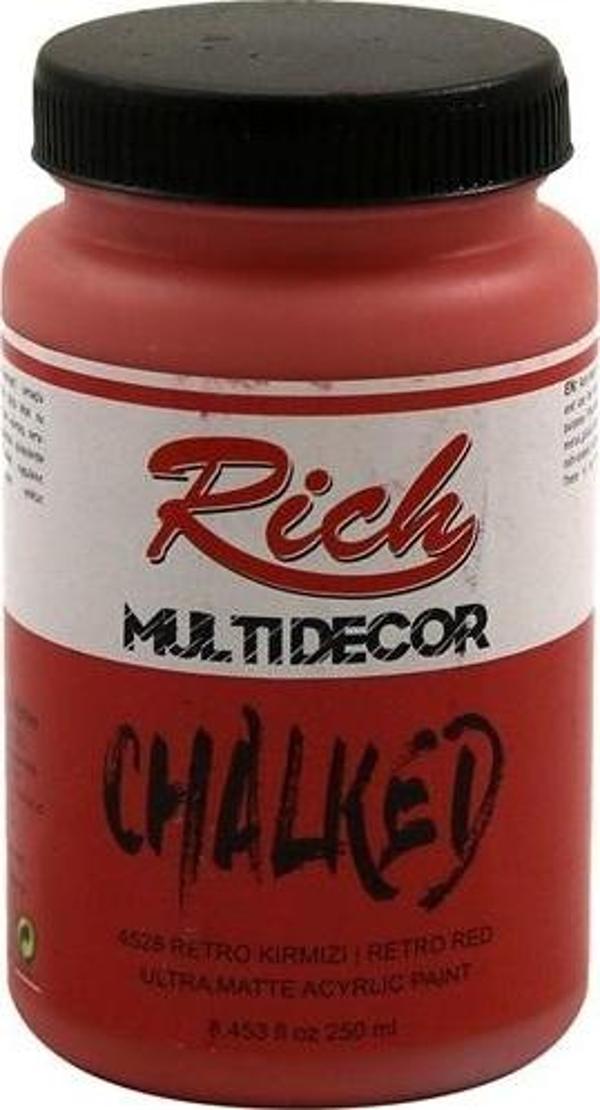 Rıch Chalked Akr. Boya 250 Cc 4528 Retro Kırmızı - Image 1