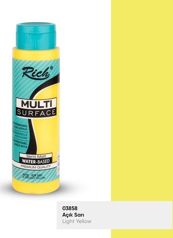 Rıch Multi Akrilik Boya 03858 Açık Sarı 500 Cc - Image 1