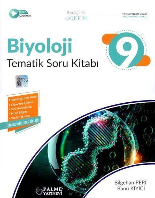 9. Sınıf Biyoloji Tematik Soru Kitabı Palme Yayınları - Palme Yayınları - Image 1