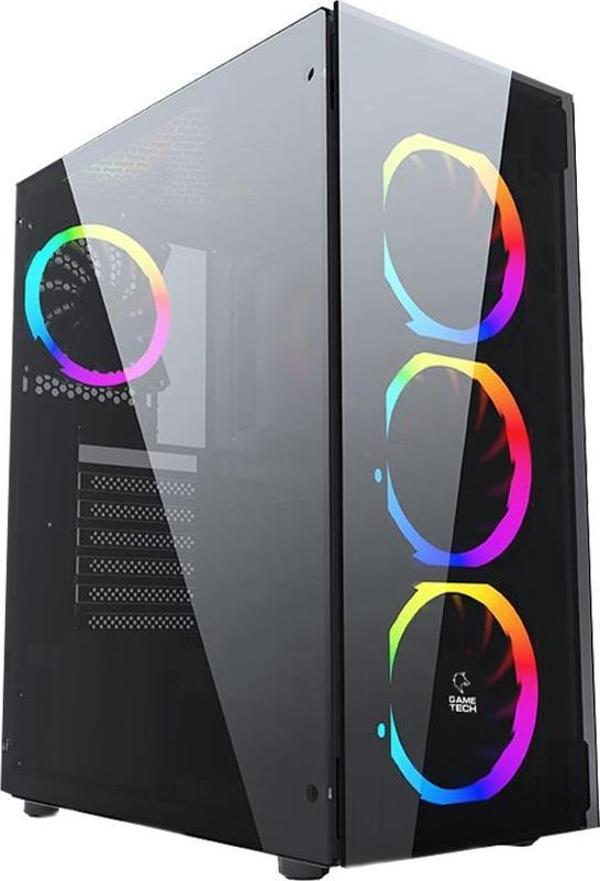 GAMETECH ARES RAINBOW 4X120MM FAN GAMING OYUNCU KASASI - Image 1