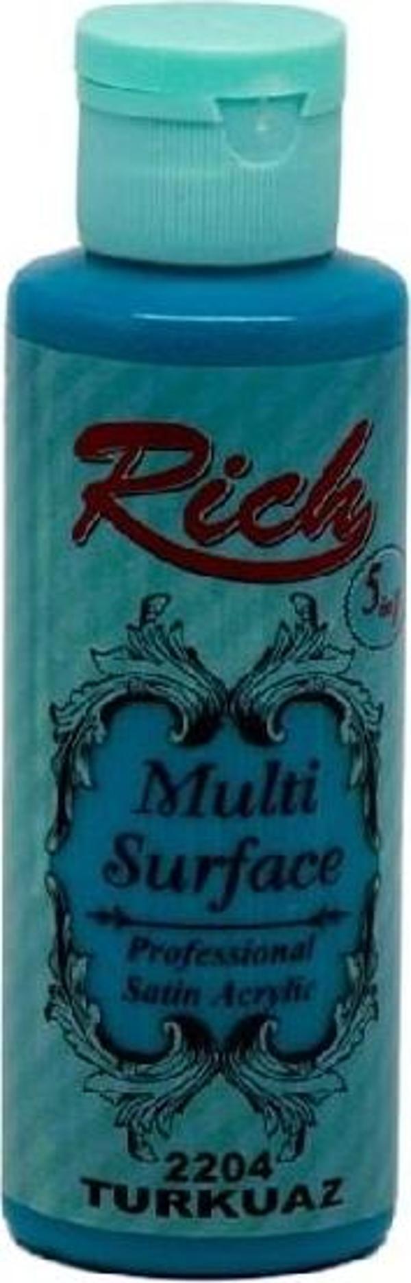 Rıch Multi Akrilik Boya 2204 Turkuaz 120 Cc - Image 1