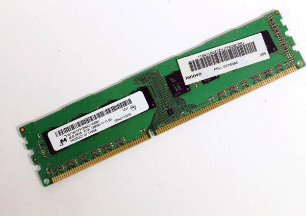 Micron MT16JTF51264AZ-1G6M1 4 GB DDR3L 1.35V 1600 MHz CL11 Masaüstü Ram - Image 1