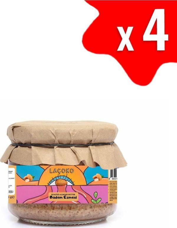 Laçoko 1100 Gram Şekersiz, Katkısız, Glutensiz, Vegan, Doğal Badem Ezmesi - Image 1