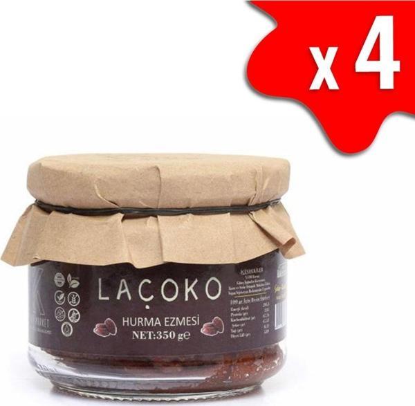 Laçoko 1400 Gram Şekersiz,Katkısız,Vegan,Doğal Hurma Ezmesi – Hurma Dolgusu - Hurma Püresi - Image 1