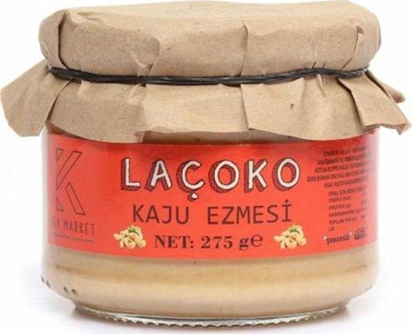 Laçoko 275 Gram Şekersiz, Katkısız, Glutensiz, Vegan, Doğal Kaju Ezmesi (275 Gram) - Image 1