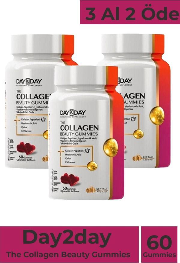 Day2day The Collagen Beauty Gummies 60 Çiğnenebilir Jel Form 3 Al 2 Öde - Image 1