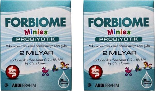 Forbiome Minies Probiyotik Damla 8 ml 2 Adet - Image 1