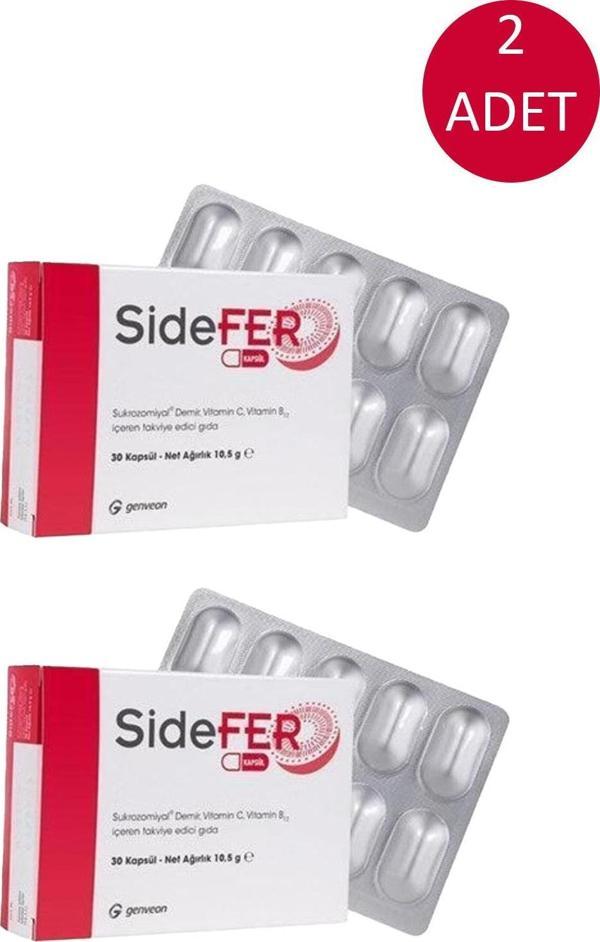 Sidefer 30 Kapsül x 2 Adet - Image 1