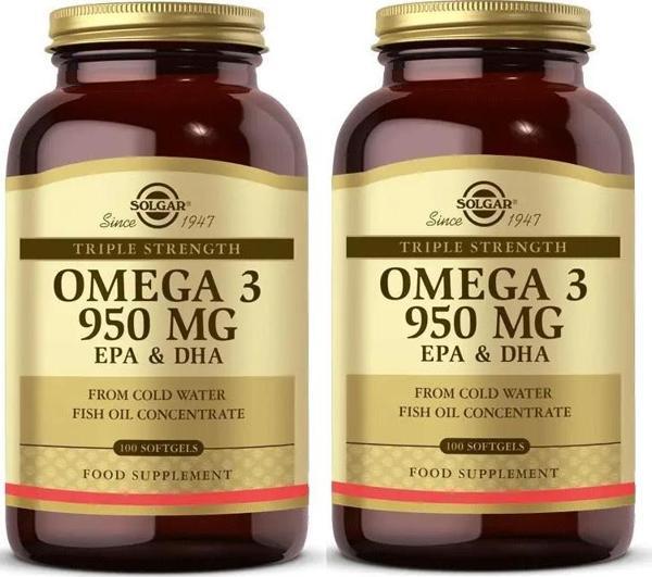 Solgar Omega-3 950 mg 100 Kapsül 2 Adet - Image 1