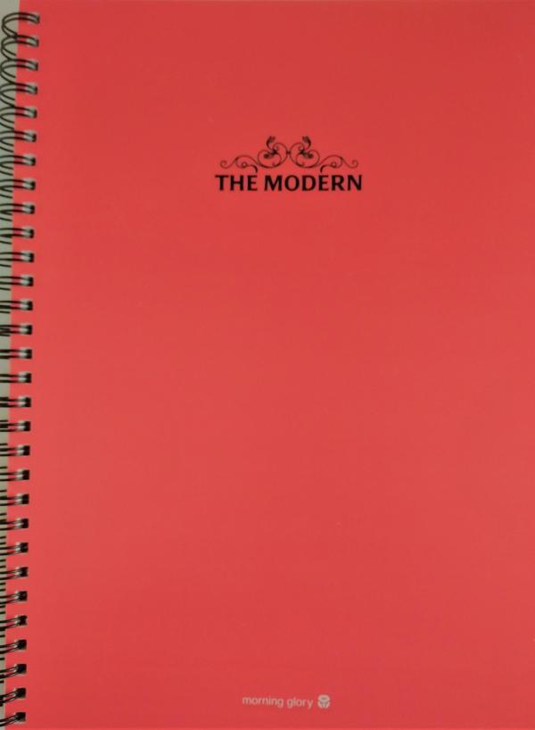 Morning Glory Kareli Defter - Sert Kapak - Image 1