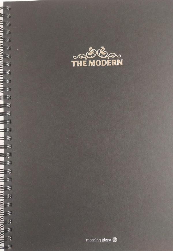 Morning Glory Kareli Defter - Sert Kapak - Image 1