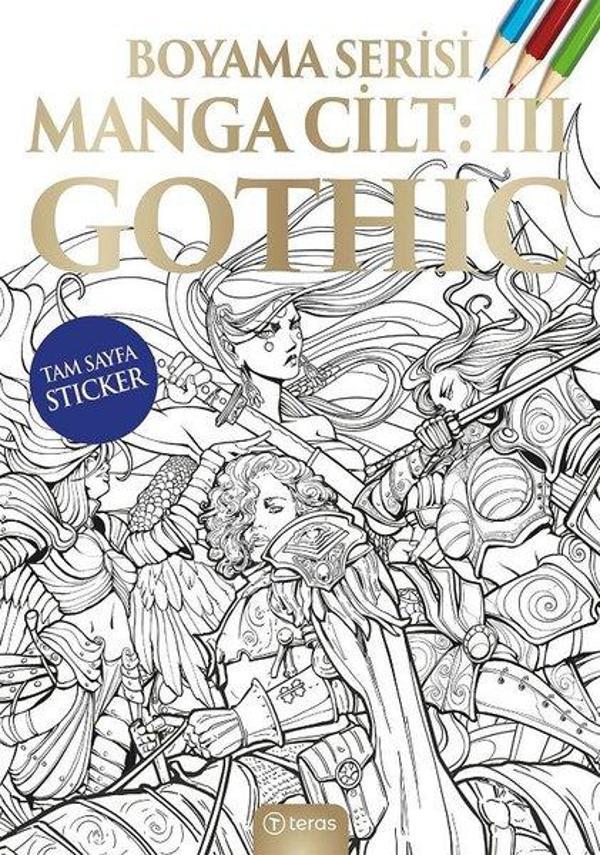 Manga Boyama Cilt 3 - Gothic - Teras Kitap - Image 1
