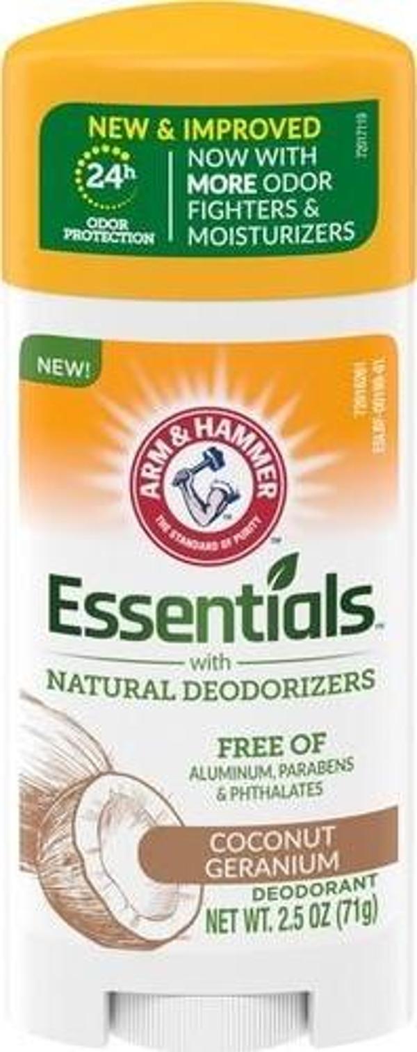 Arm & Hammer Essentials Coconut Geranium Deodorant 71 G - Image 1