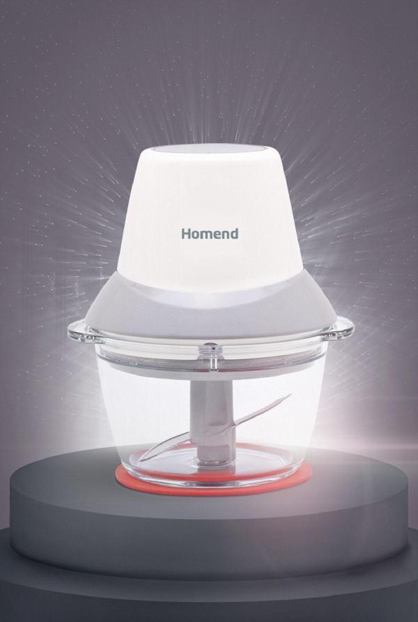 Homend Robochop 2101h Cam Hazneli Doğrayıcı Krem - Image 1