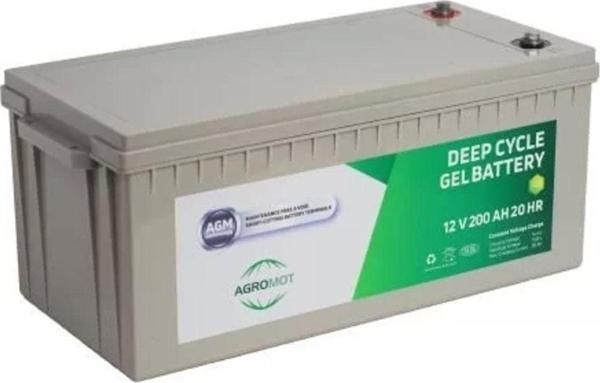 Agromot 12v 200 Ah Jel Akü - Image 1