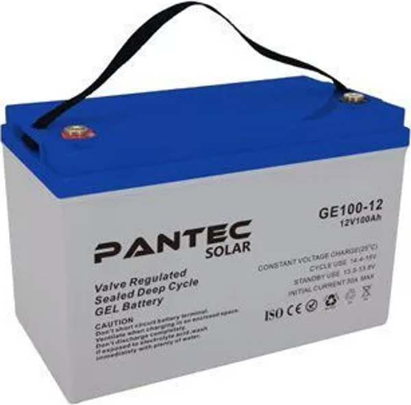Pantec 12 Volt 100 Amper Jel Akü - Image 1