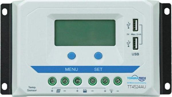 TommaTech 45A 12/24 2USB PWM Şarj Kontrol Chz. - Image 1