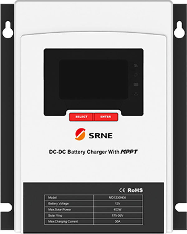 MAX Charger + 12V 30A MPPT Solar Charge Controller - Image 1