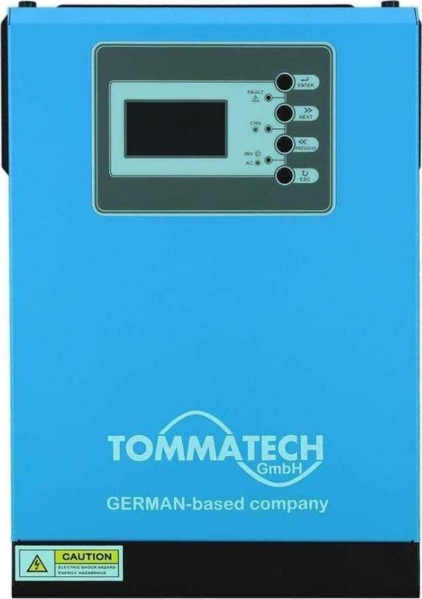 TommaTech New 1K 12V 1Faz Akıllı İnverter Çevirici İnvertör - Image 1