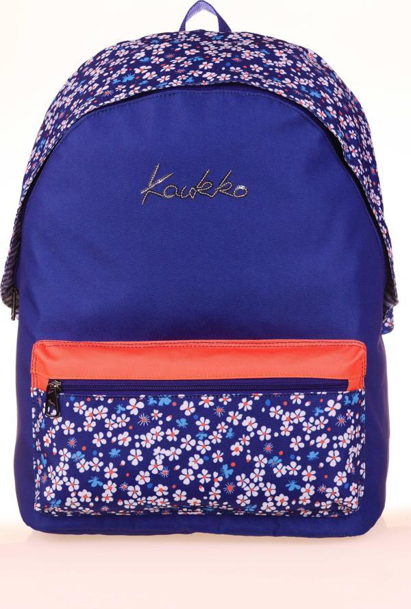 Kaukko Hat Sırt Çantası Mavi Çiçek K1664 - Image 1