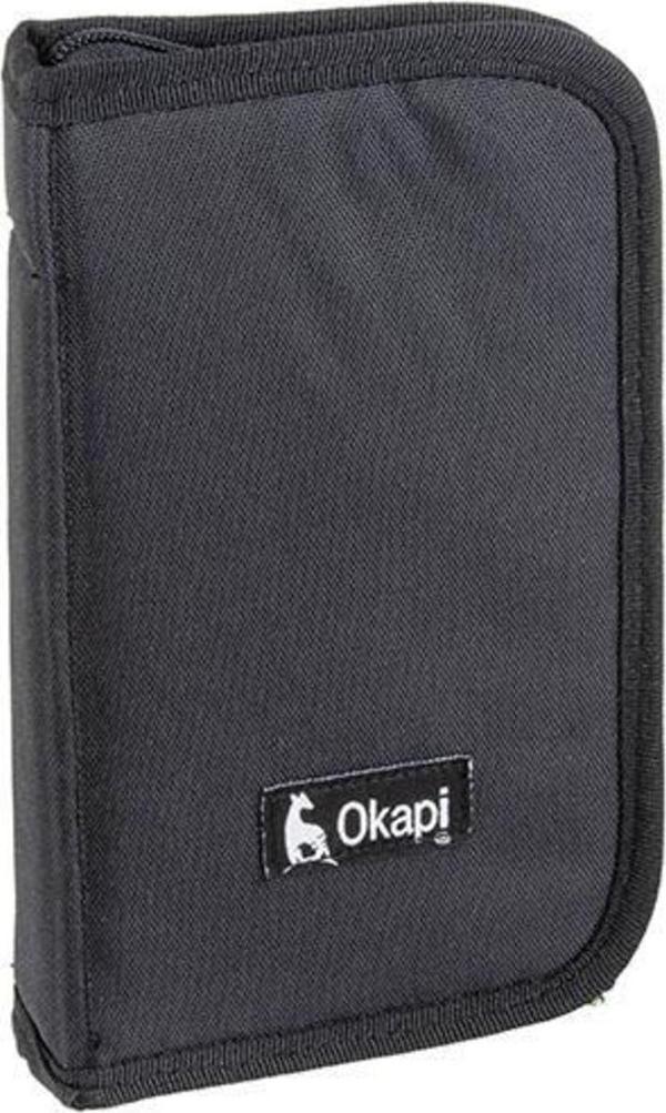 Okapi Kalem Çantası Kalem Gözlü Siyah Okp-123-S - Image 1