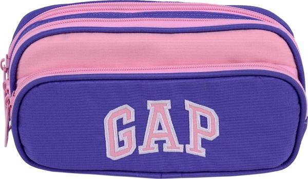 Gap 3 Bölmeli Kalem Çantası Lila Pembe 12858 - Image 1