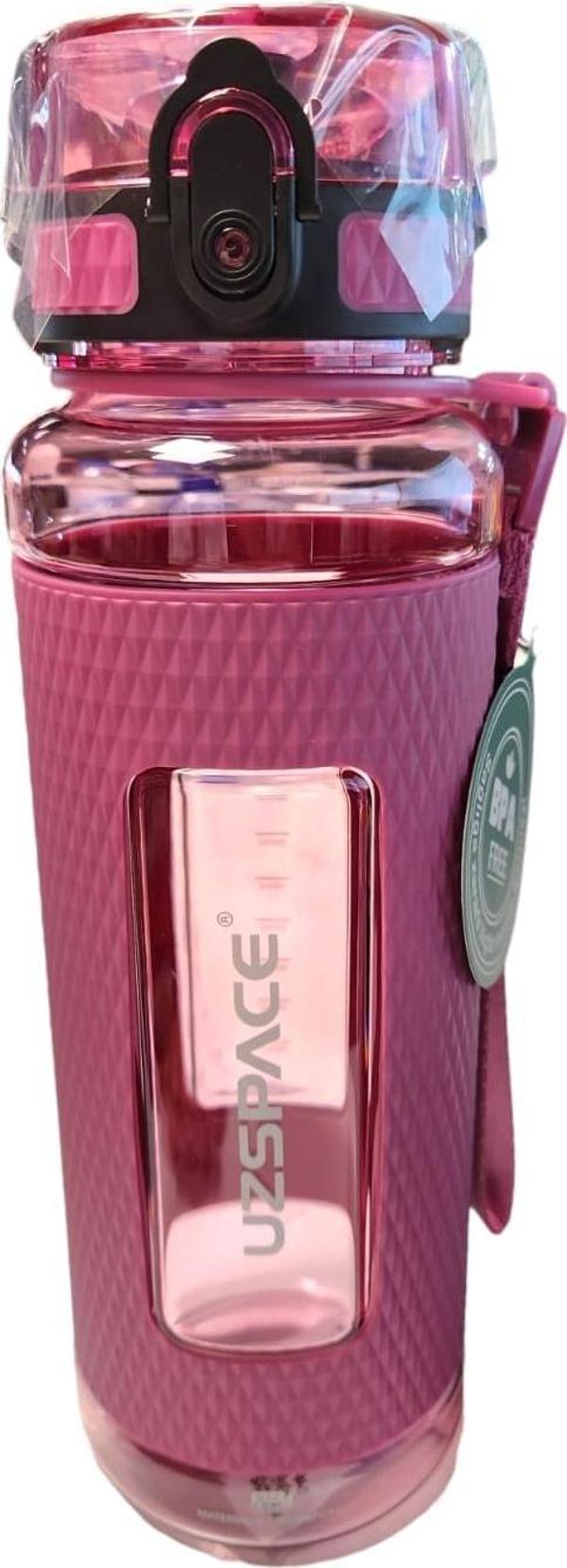 Uzspace Tritan Matara 1100ml Plum Kırmızı 5046 - Image 1