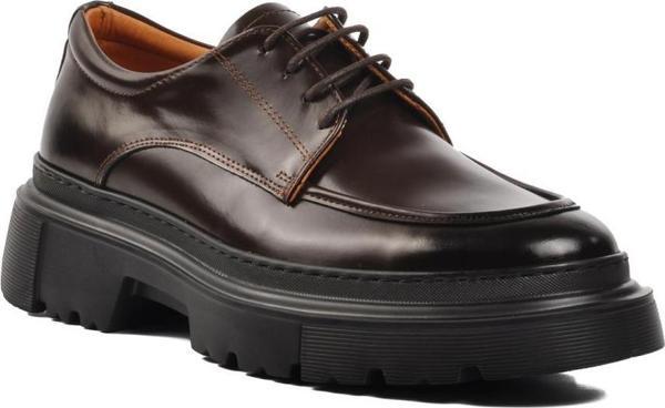 Ayakmod Premium 1308 Kahve Açma Hakiki Deri Erkek Klasik Ayakkabı GENİŞ KALIP - Image 1