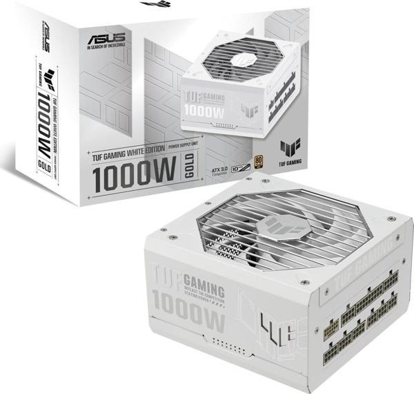 Asus Tuf Gamıng-1000G 80+ Gold 1000W Modüler Atx 3.0 Uyumlu 10 Yıl Garanti - Beyaz - Image 1