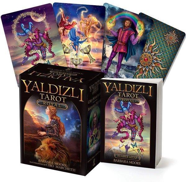 Yaldızlı Tarot Royal - 78 Kartlık Deste ve Rehber Kitap - Butik - Image 1
