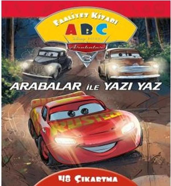 Disney Arabalar 3-Arabalar ile Yazı Yaz Faaliyet Kitabı - Doğan ve Egmont Yayıncılık - Image 1